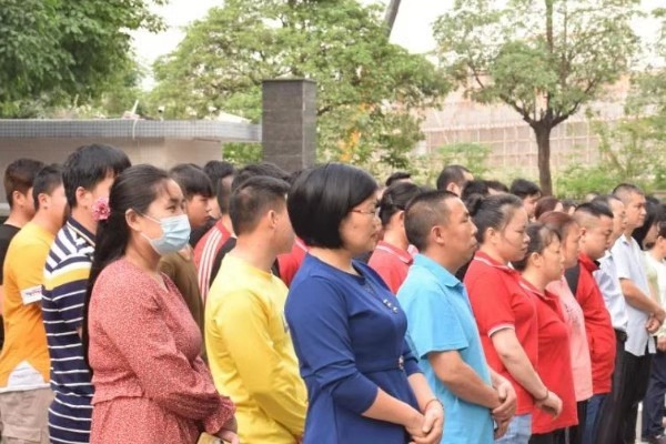 四月也要元气满满!沐鸣2公司昨日召开全体动员晨会 四月也要元气满满!沐鸣2公司昨日召开全体动员晨会