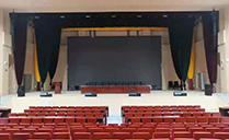 天津某校多功能厅选用沐鸣2JSL数字有源线阵音响系统