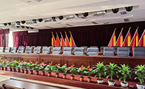 郑州铁路局报告厅搭建完成并投入使用 【沐鸣2专业音响设备】