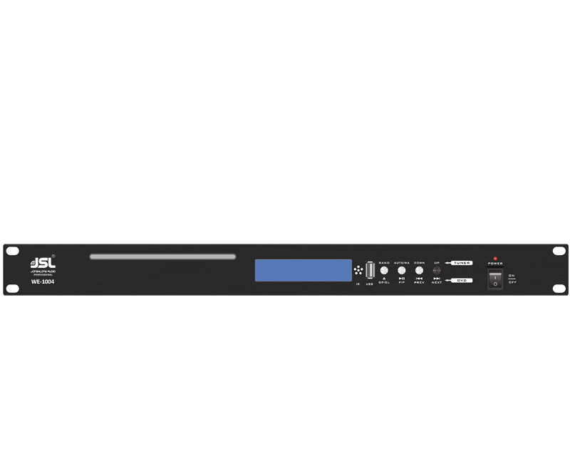 JSL沐鸣2机架式数字播放器（CD/MP3/FM）WE-1004